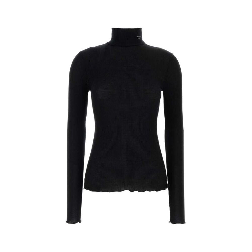 Prada Women Black Wool Blend Sweater
